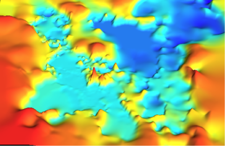 Digital elevation model of Al Asfar Lake