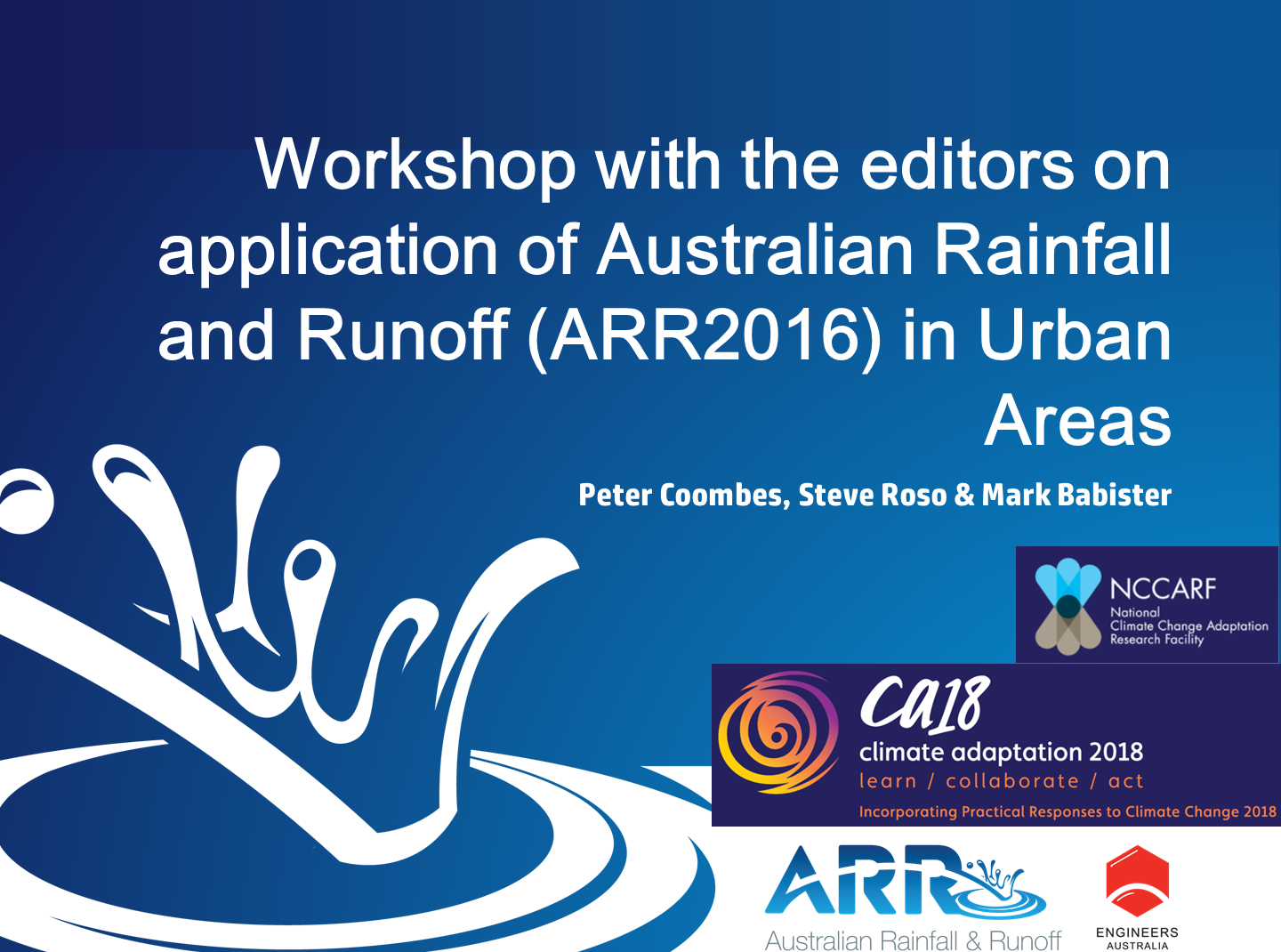 ARR(2016) Urban Book Workshop with Editors